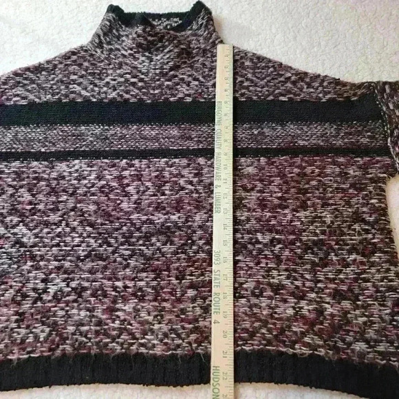 John + Jenn Sweater Womens Size Large Oversized Mock Neck Cozy Warm - Picture 10 of 14